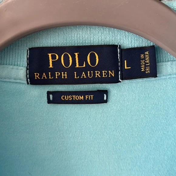 POLO by Ralph Lauren turquoise size large - Picture 3 of 5
